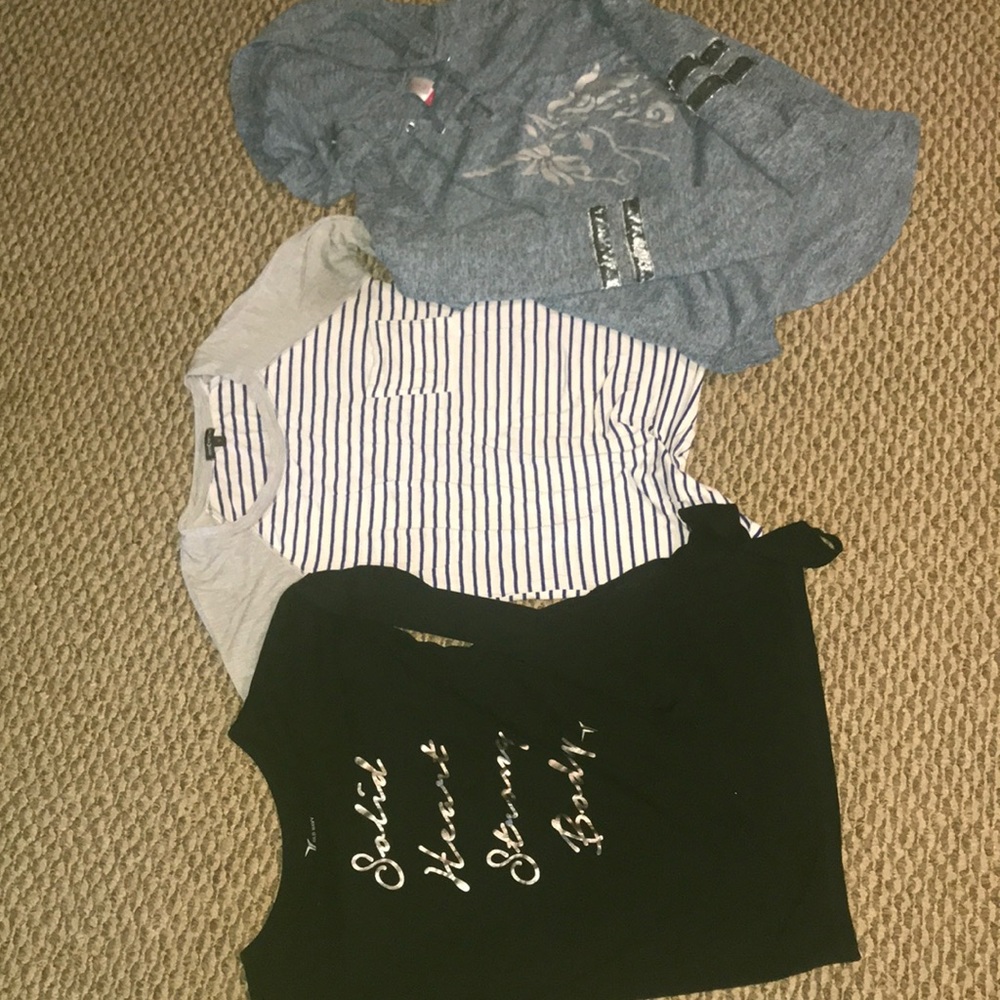 3 long sleeve tops